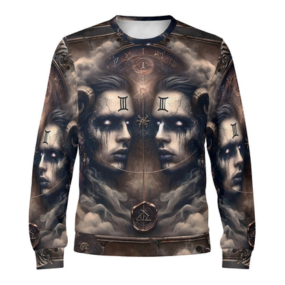 Zodiac Collection - Gemini Cotton Terry Sweatshirt