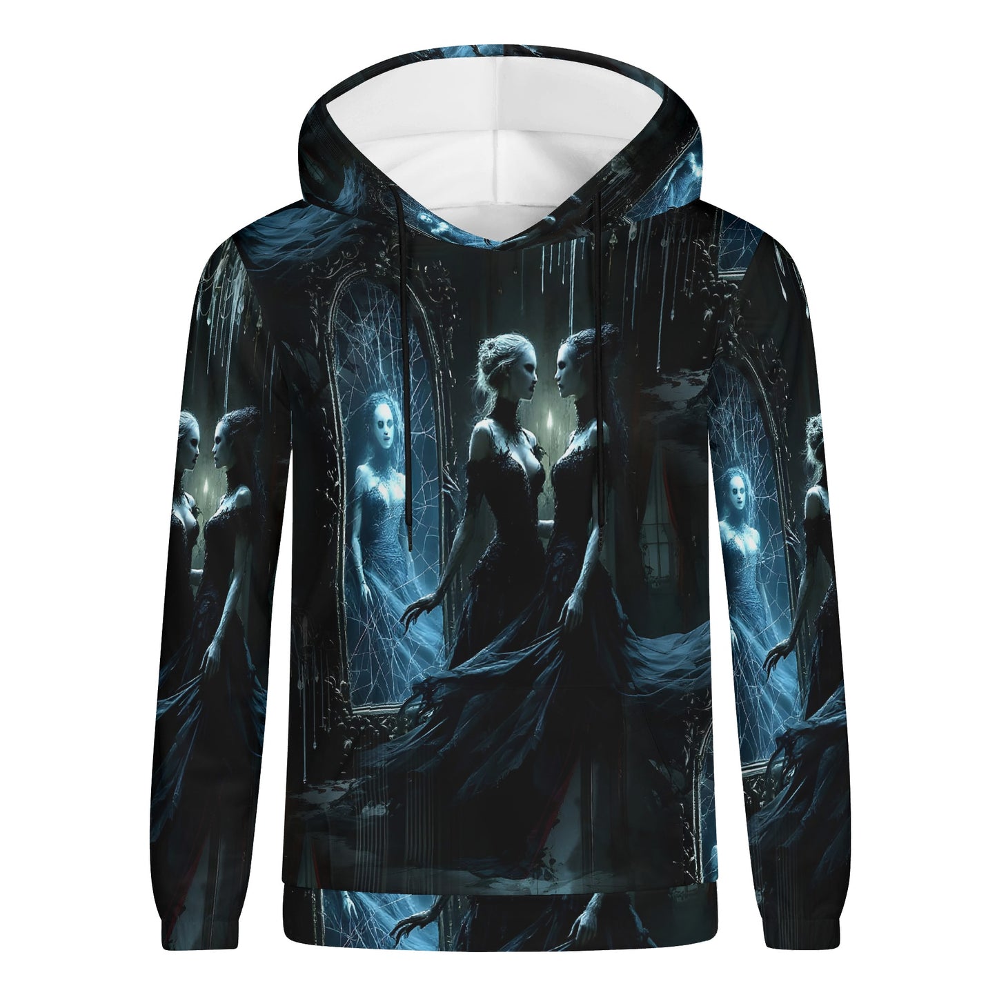 Ghost in the Glass - Unisex Hoodie – Embrace the Dark Elegance