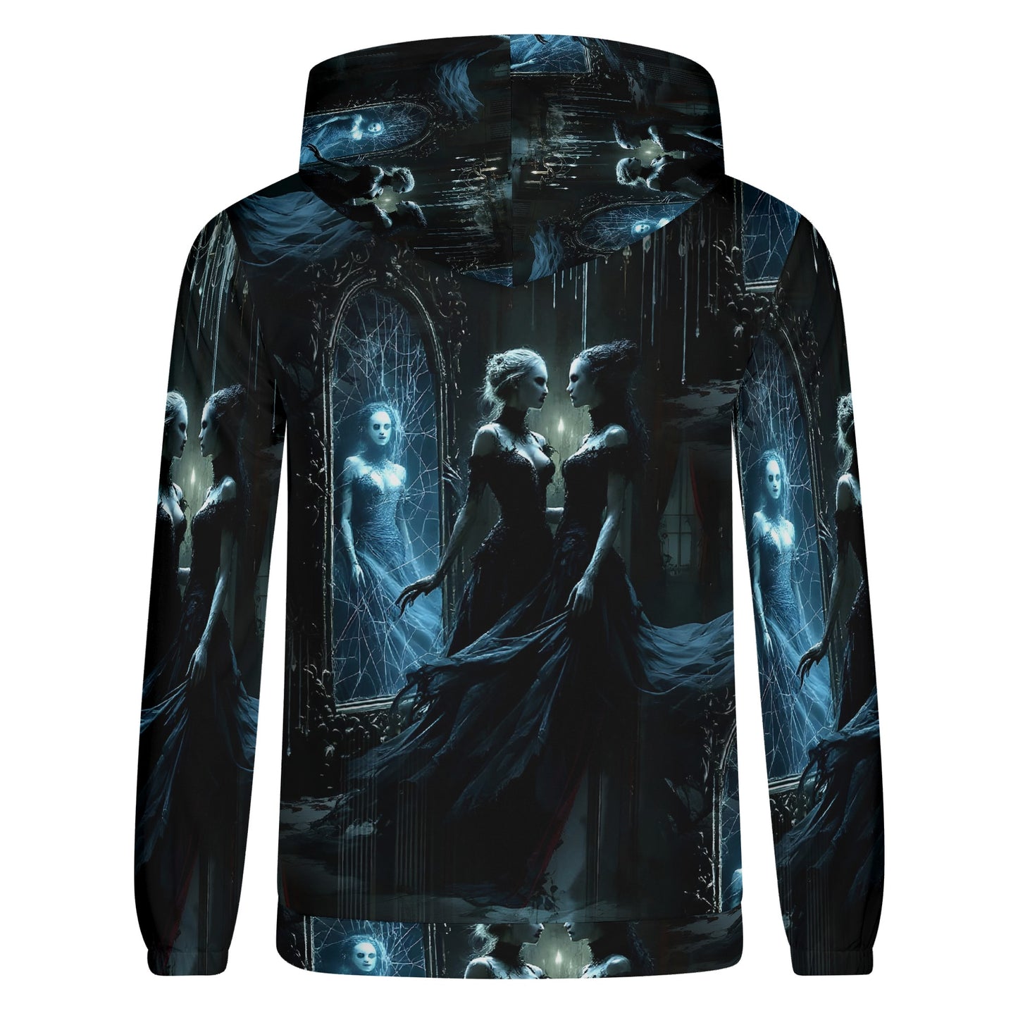 Ghost in the Glass - Unisex Hoodie – Embrace the Dark Elegance