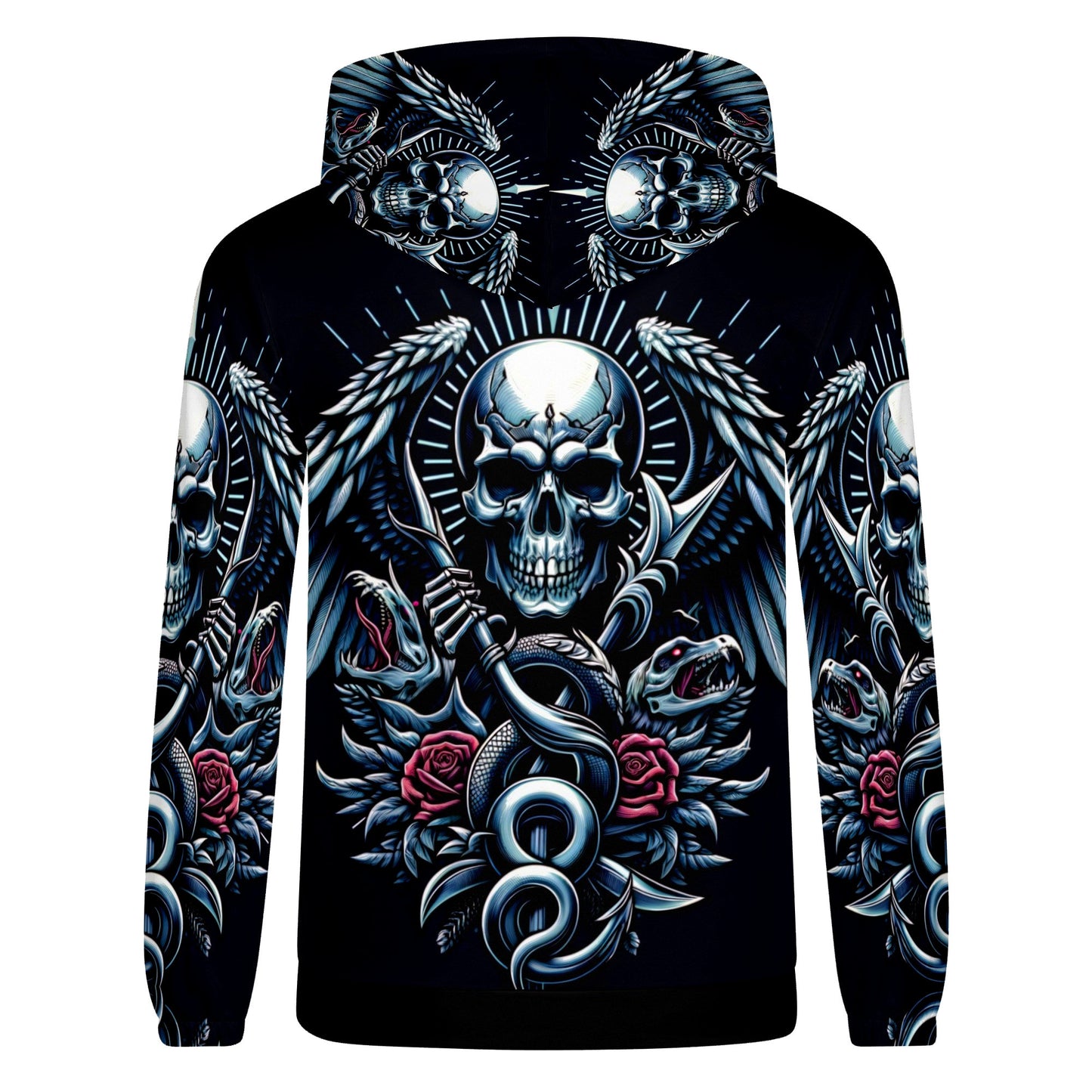 Gothic Ascendancy Cotton Terry Hoodie by Loud and Lethal