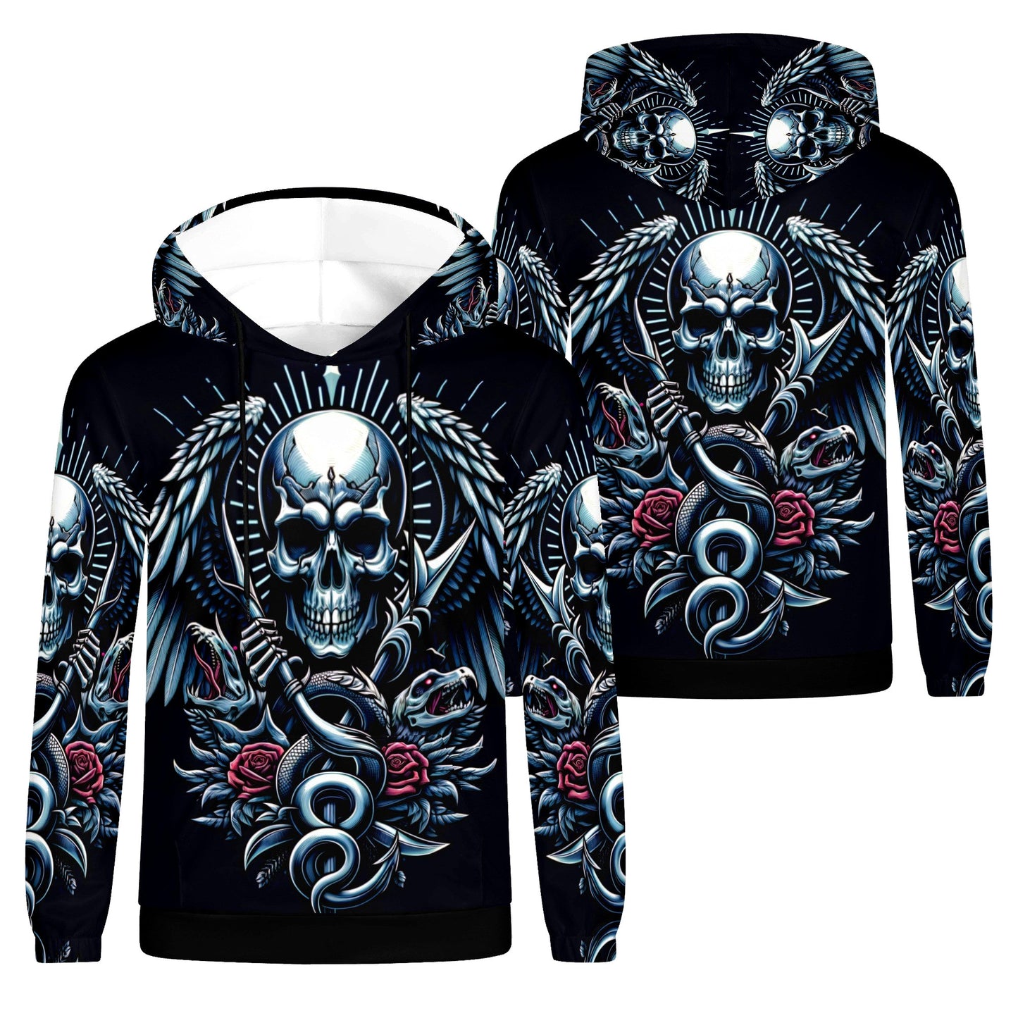 Gothic Ascendancy Cotton Terry Hoodie by Loud and Lethal