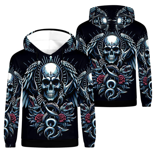 Gothic Ascendancy Poly French Terry Hoodie by Loud and Lethal