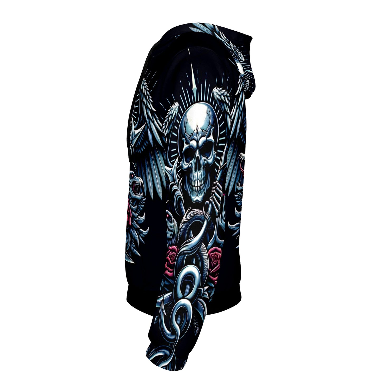 Gothic Ascendancy Cotton Terry Hoodie by Loud and Lethal