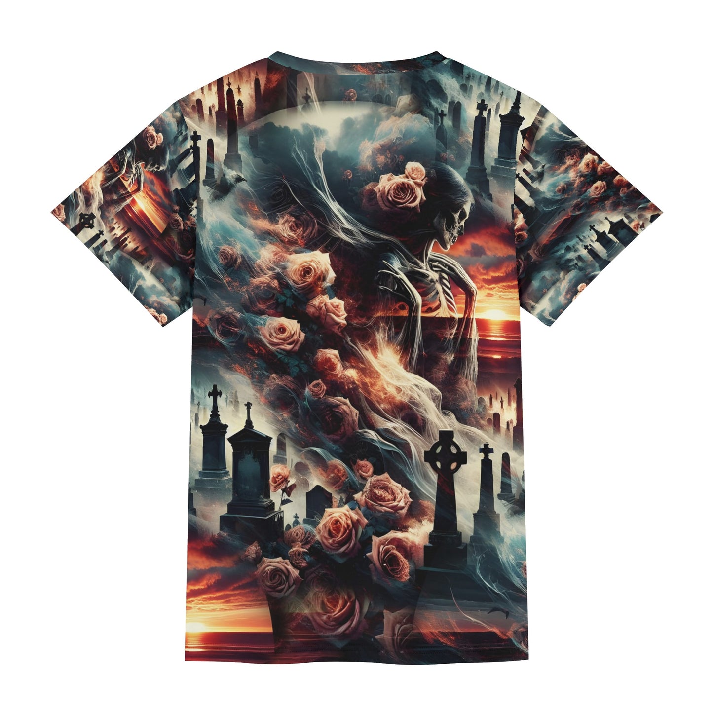 Graveyard Requiem - Unisex T-Shirt – Hauntingly Beautiful Wearable Art