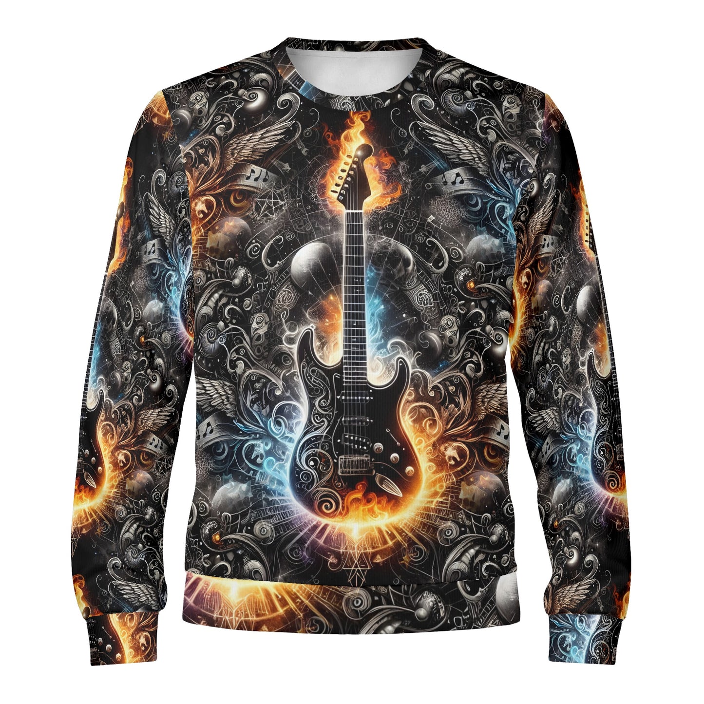 Guitar Galaxy – Unisex Sweater - Ignite Your Passion for Music