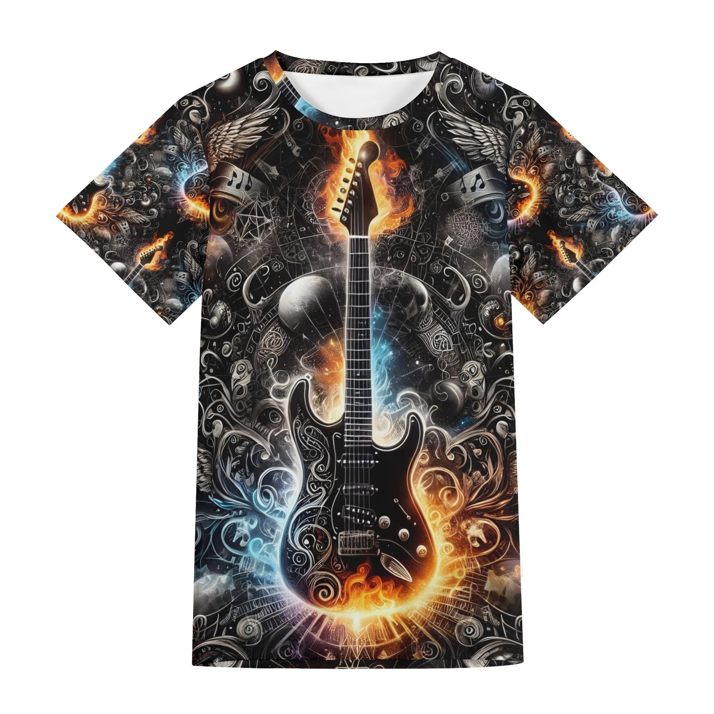 Guitar Galaxy – Unisex T-Shirt - Where Music Meets the Cosmos