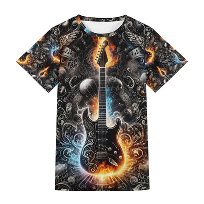 Guitar Galaxy – Unisex T-Shirt - Where Music Meets the Cosmos