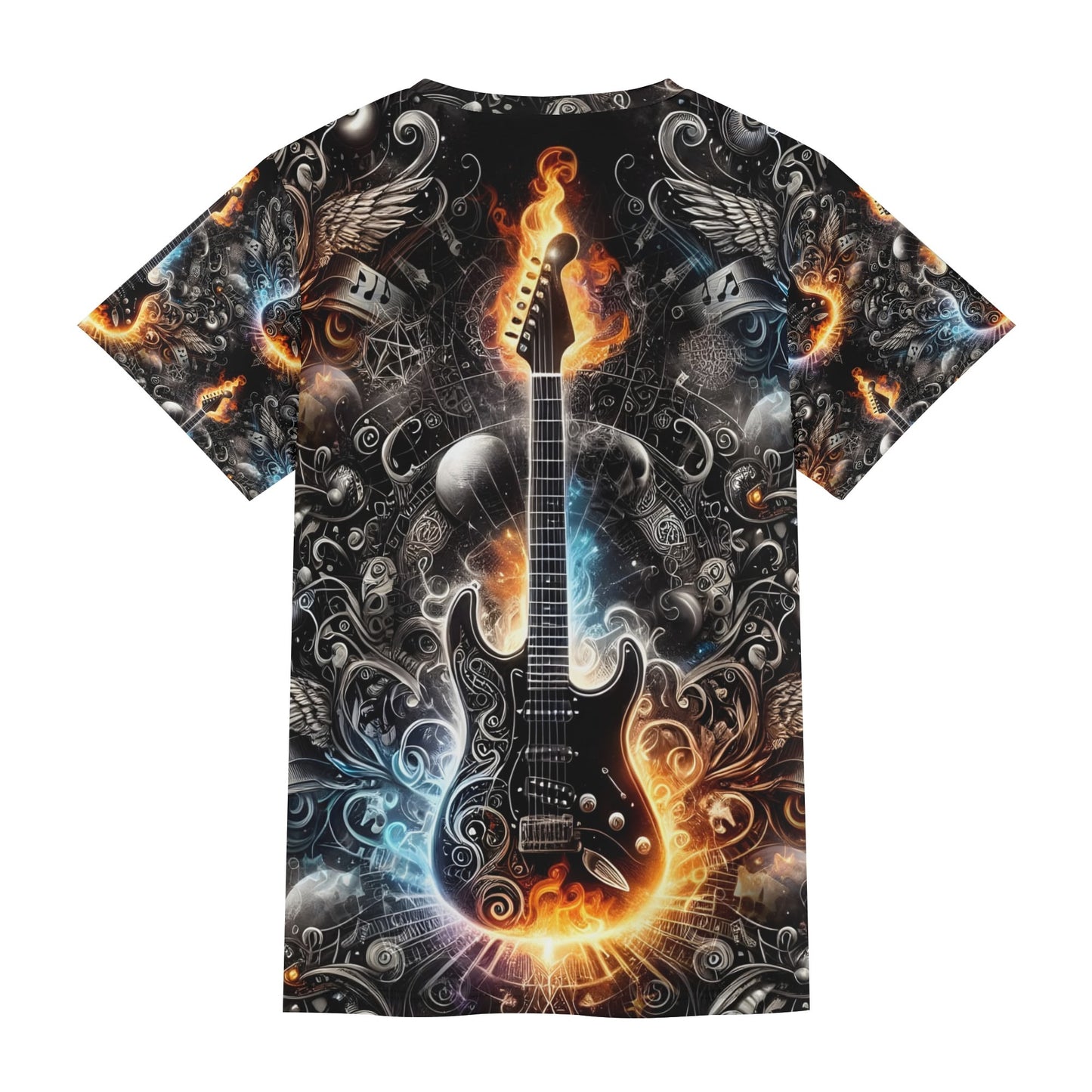 Guitar Galaxy – Unisex T-Shirt - Where Music Meets the Cosmos