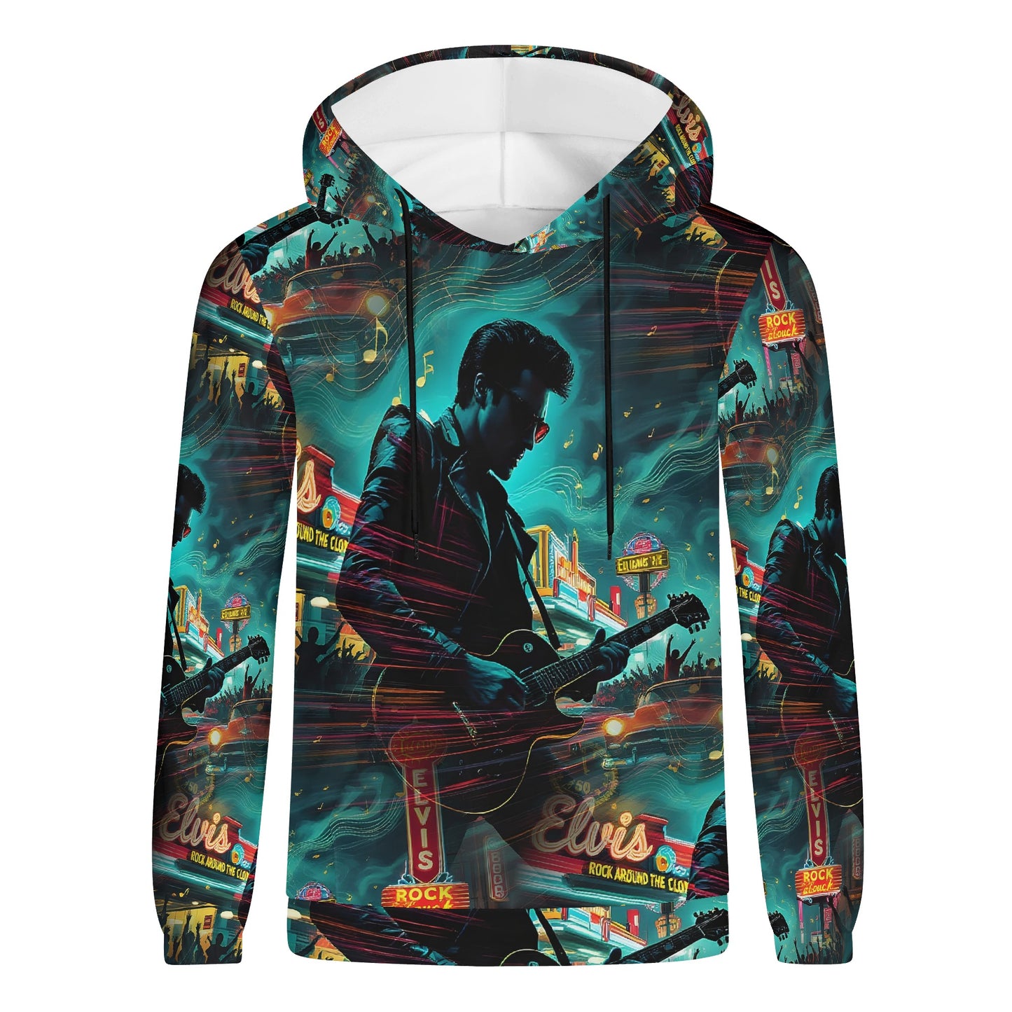 Guitar Grit Unisex Hoodie – Wear the Pulse of the City