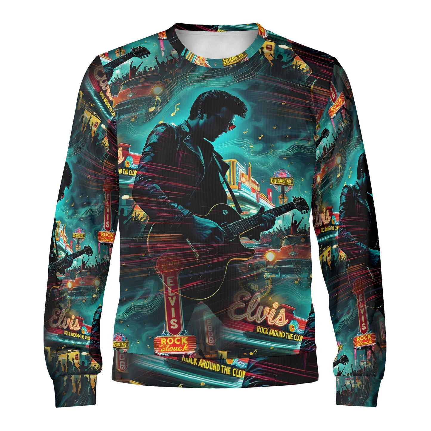 Guitar Grit - Unisex Sweater – Electrify Your Style with Music & Rebellion