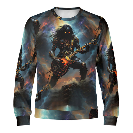 Guitar of the Gods - Unisex Sweater – Unleash Your Inner Rock Deity