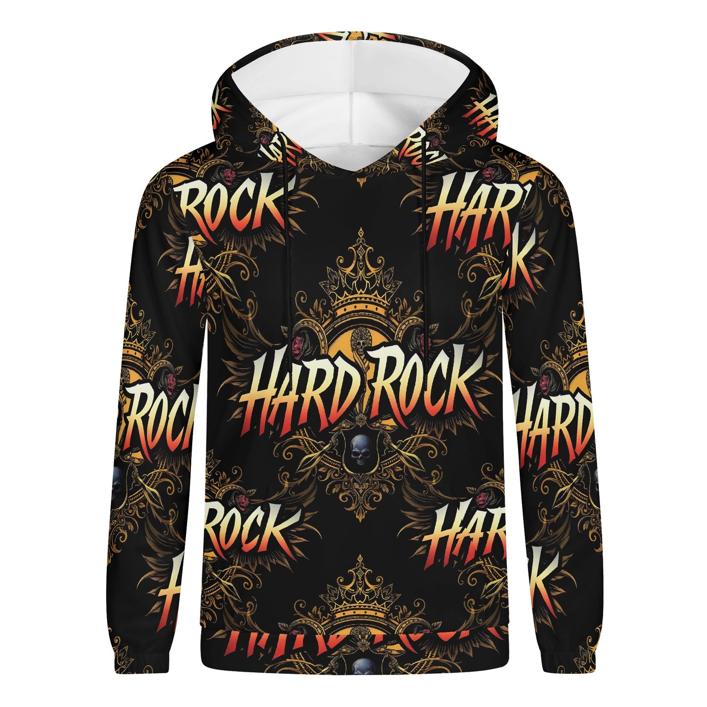 Hard Rock Unisex Hoodie – Regal Energy Meets Rebellion