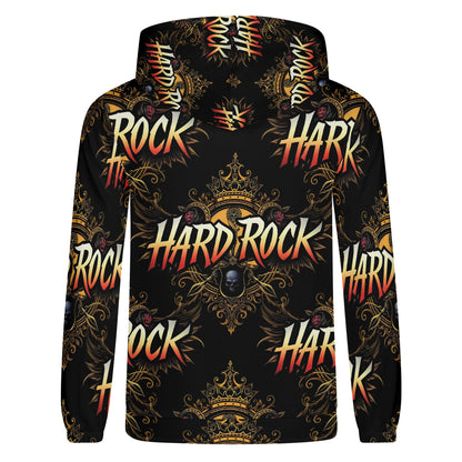 Hard Rock Unisex Hoodie – Regal Energy Meets Rebellion