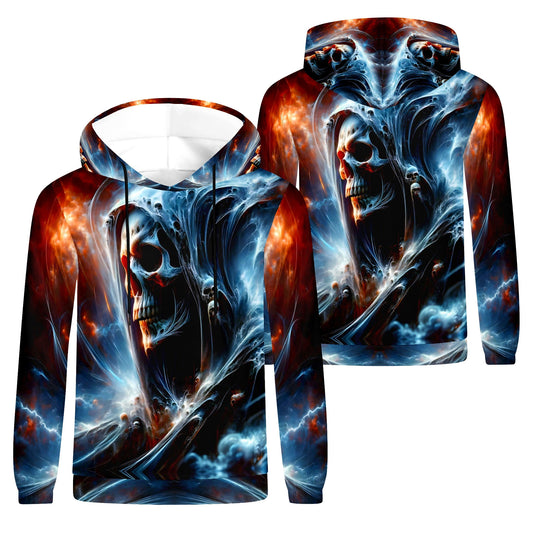 Hellborne Mist Poly French Terry Hoodie by Loud and Lethal