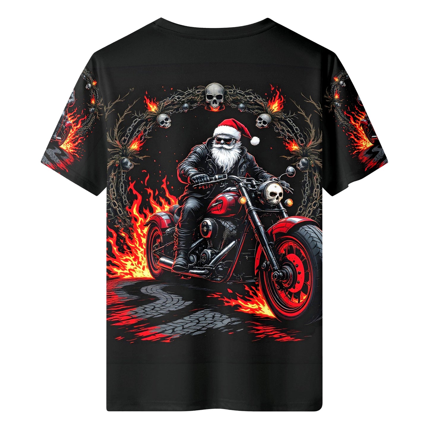 Hellfire Claus Lycra Christmas T-Shirt by Loud & Lethal