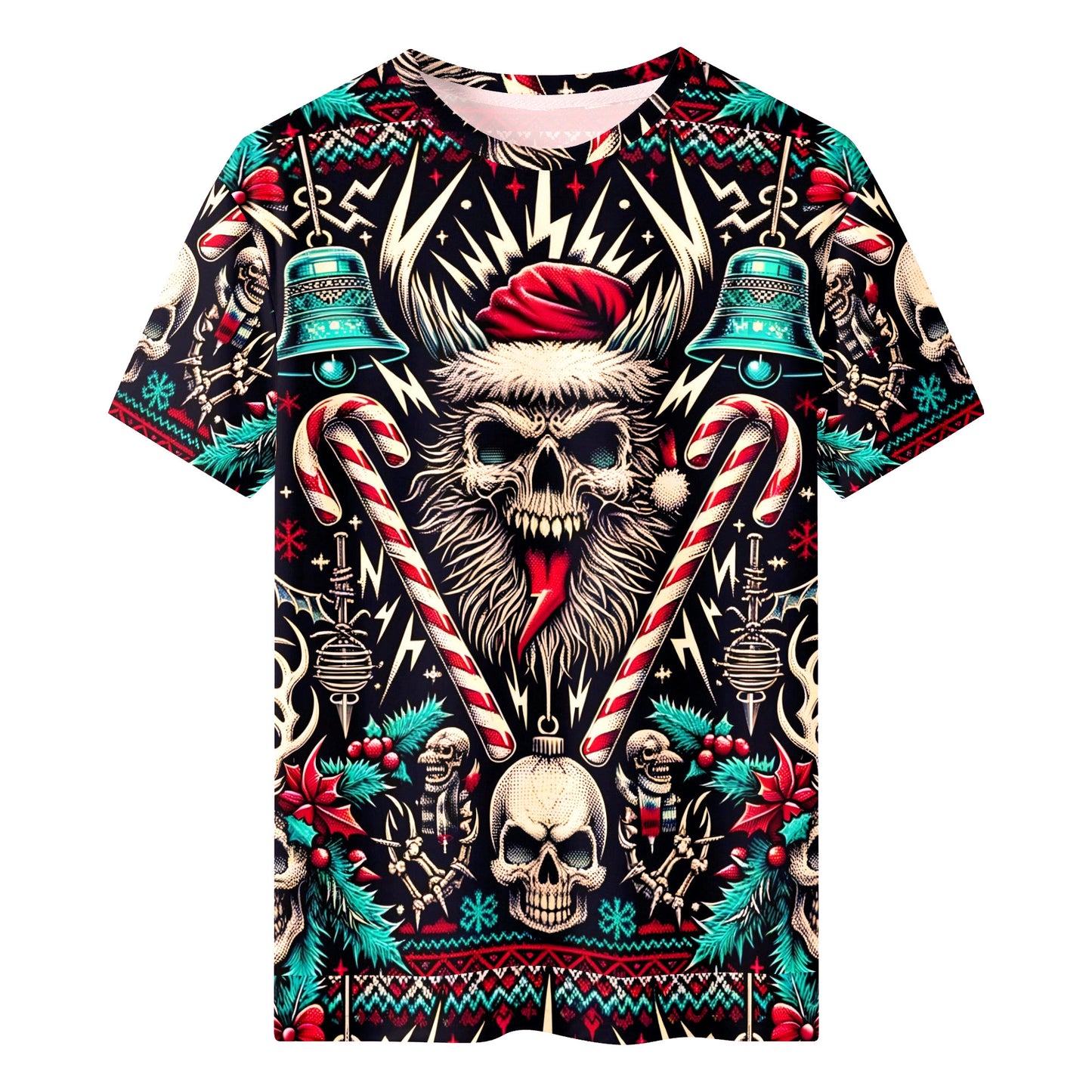 Hollow Holiday Lycra Christmas T-Shirt