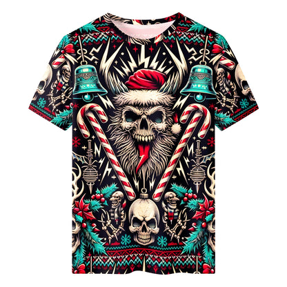 Hollow Holiday Lycra Christmas T-Shirt