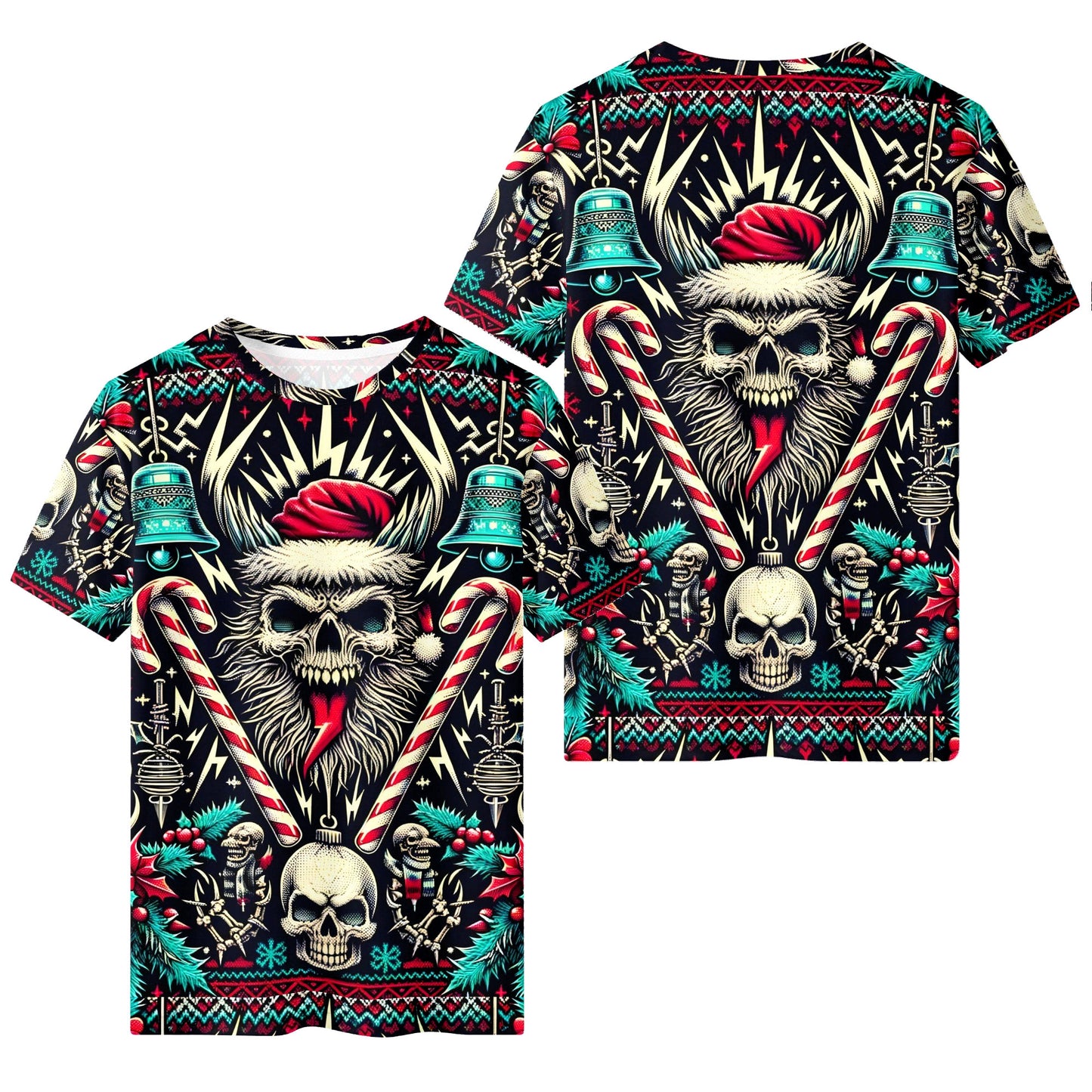 Hollow Holiday Lycra Christmas T-Shirt