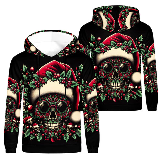 Holly Jolly Bones – Christmas Poly French Terry Hoodie