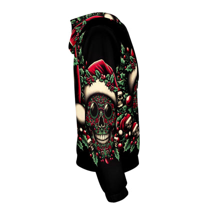 Holly Jolly Bones – Christmas Cotton Terry Hoodie