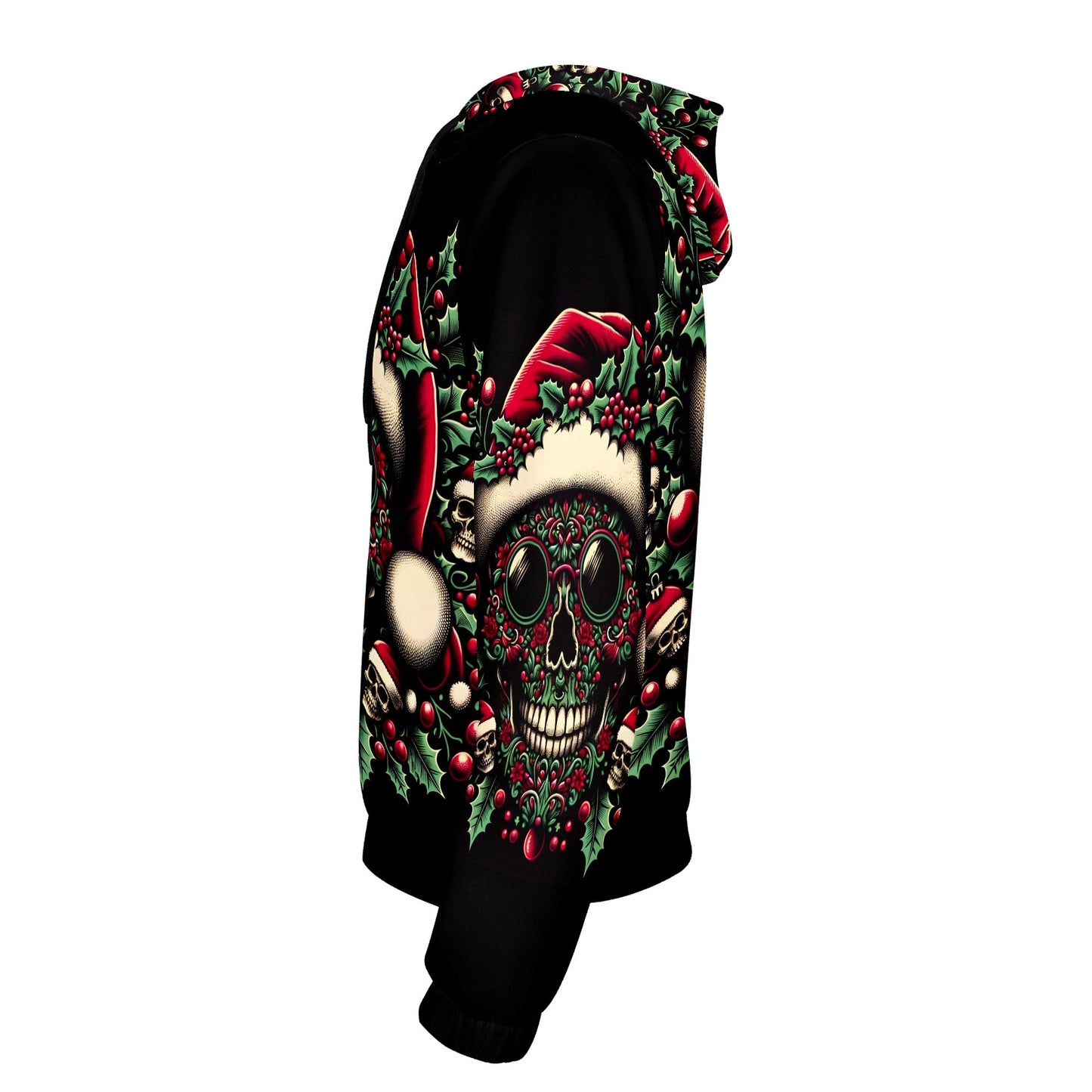 Holly Jolly Bones – Christmas Cotton Terry Hoodie