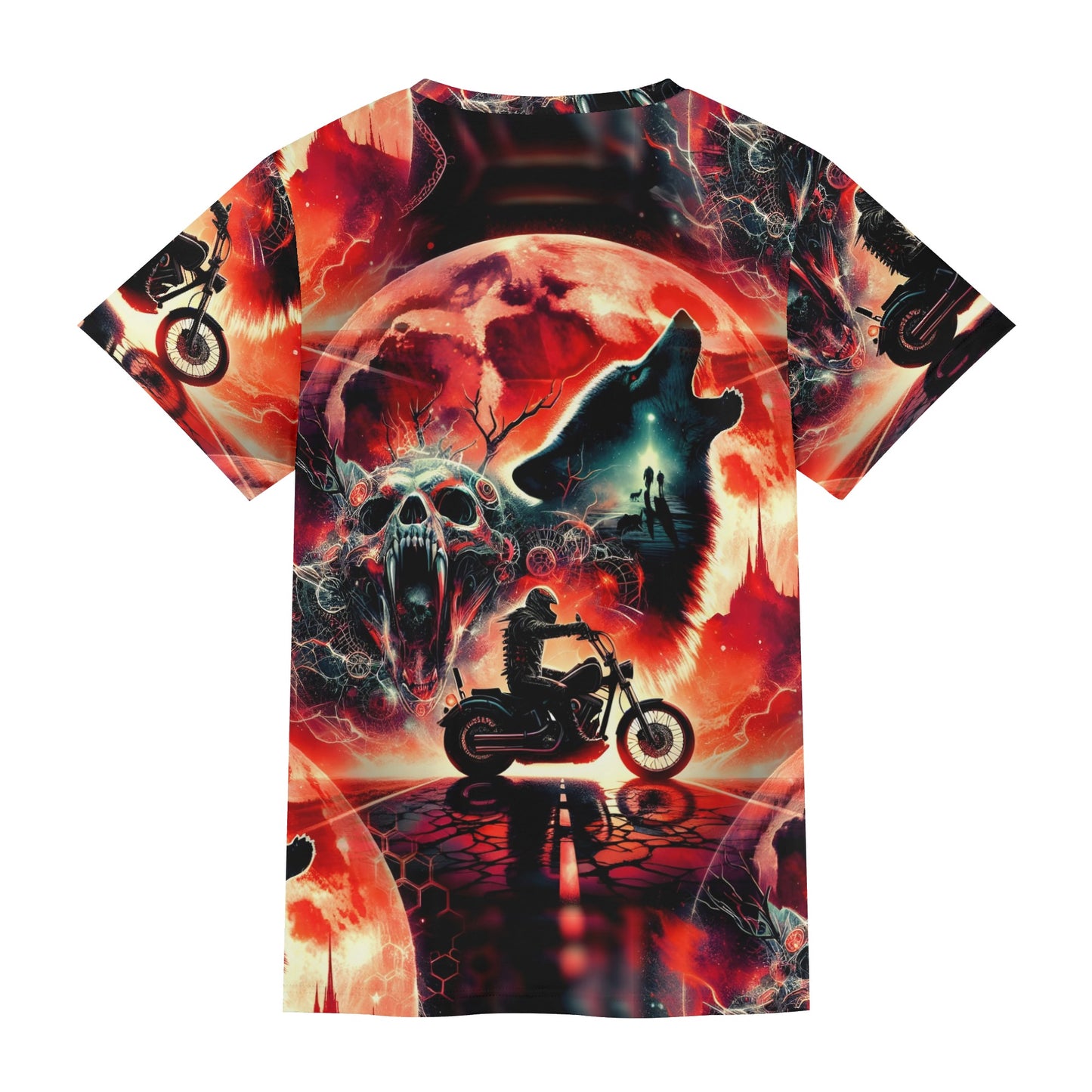 Howling Fury - Unisex T-Shirt – Ride into the Night with Fierce Energy