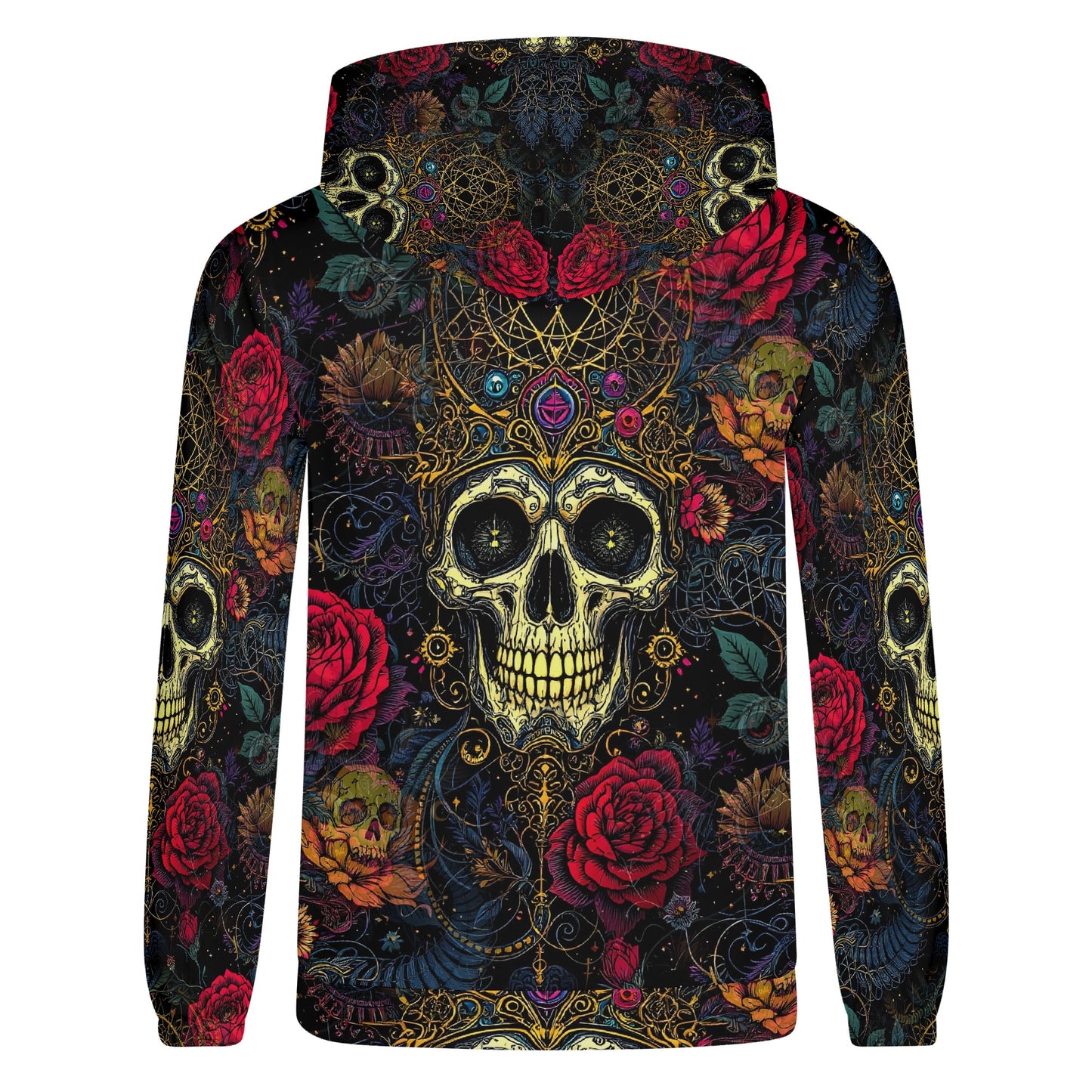 Infernal Bloom - Unisex Hoodie – Rebellious Style Meets Sustainable Fashion