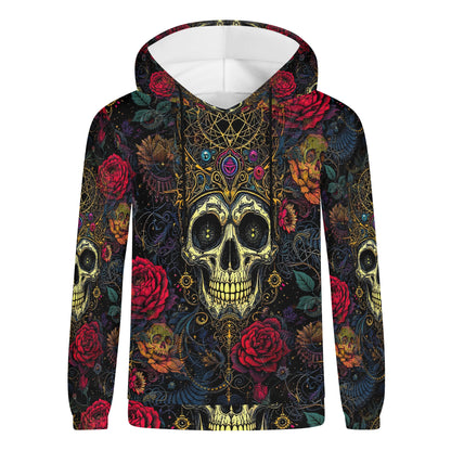 Infernal Bloom - Unisex Hoodie – Rebellious Style Meets Sustainable Fashion