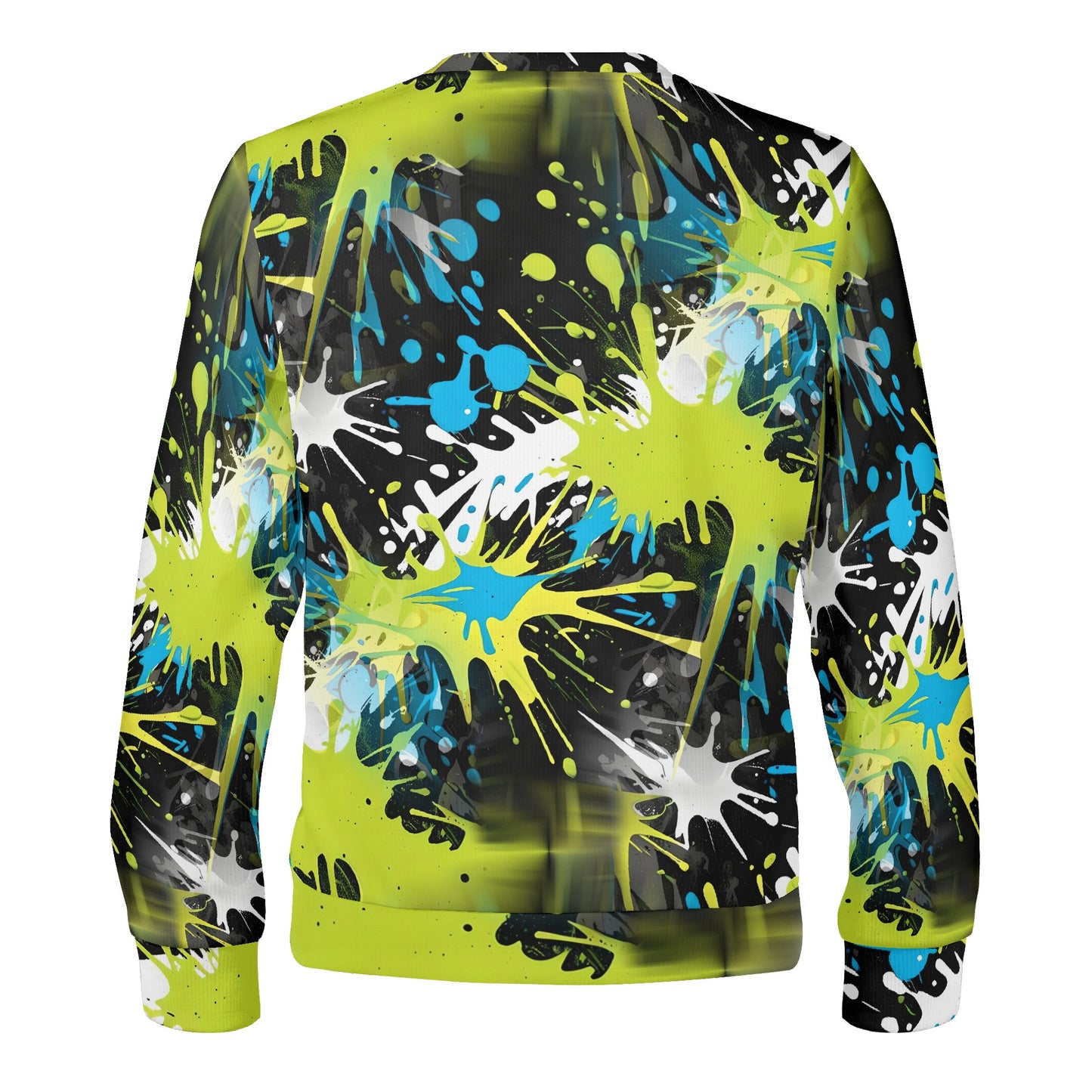 Ink Splashed – Unisex Sweater: A Chaotic Symphony of Color and Edge