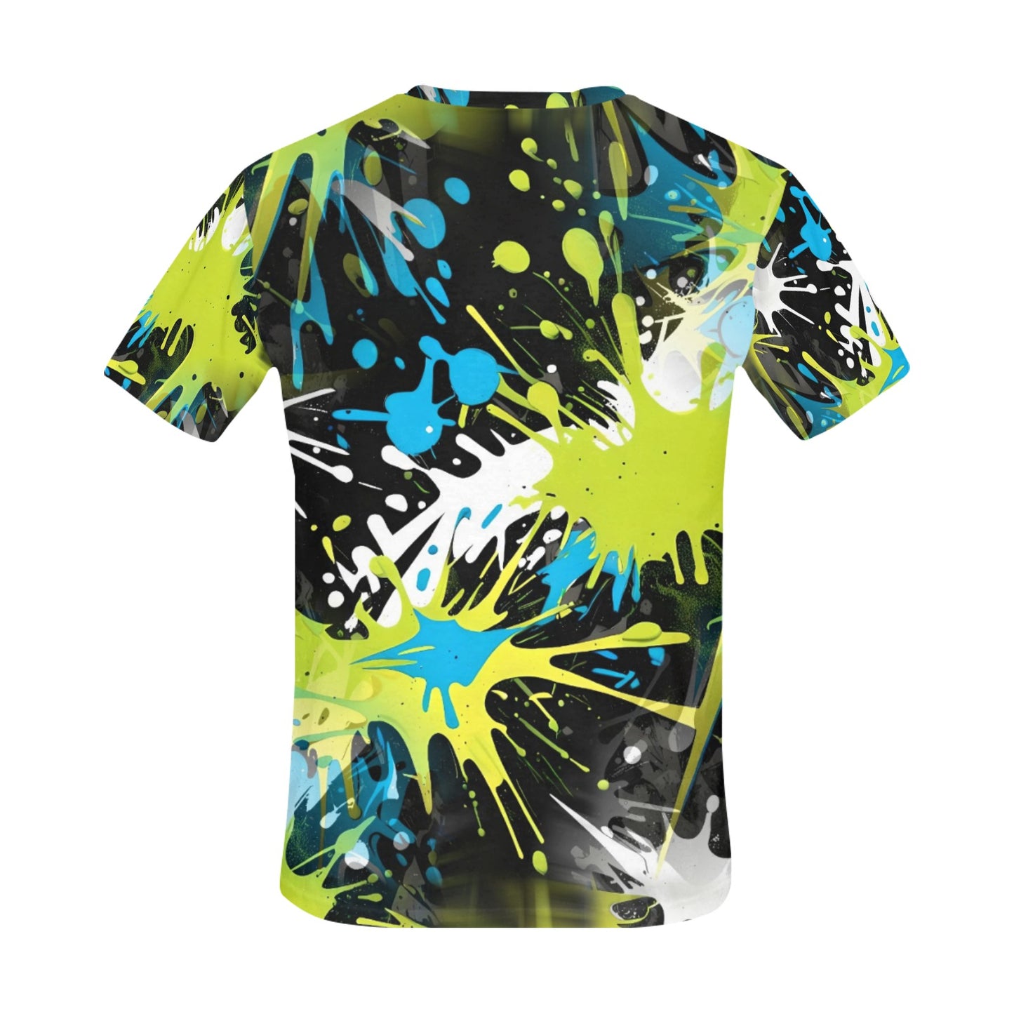 Ink Splashed – Unisex T-Shirt: Bold Chaos Meets Artistic Expression