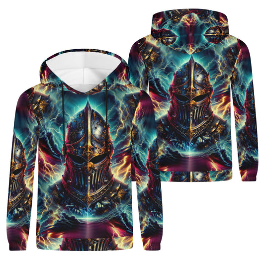 Knightfall Fury - Unisex Hoodie – A Mythical Storm of Style & Rebellion