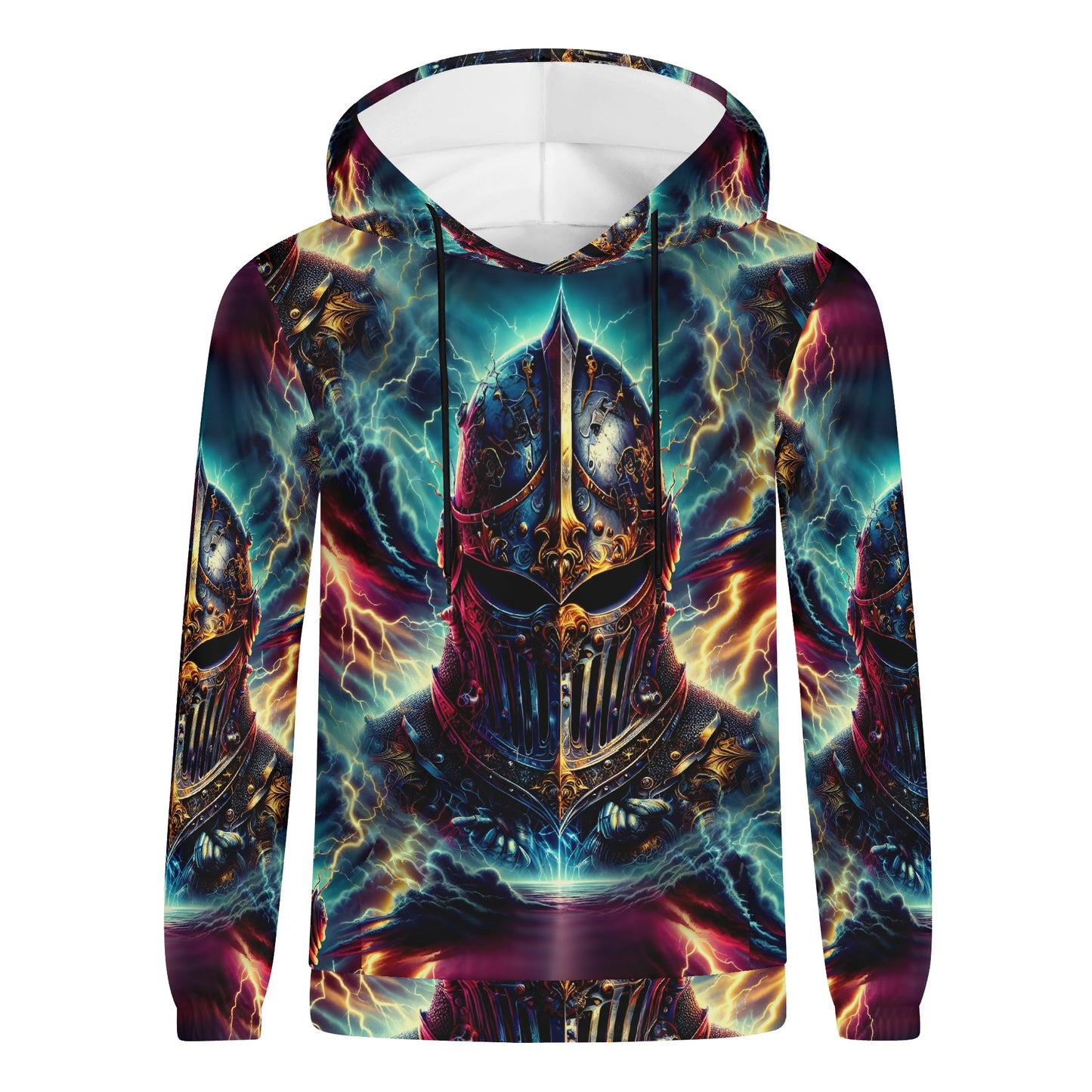 Knightfall Fury - Unisex Hoodie – A Mythical Storm of Style & Rebellion