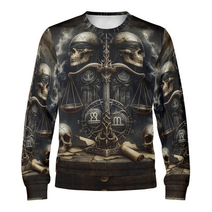 Zodiac Collection - Libra Poly French Terry Sweatshirt