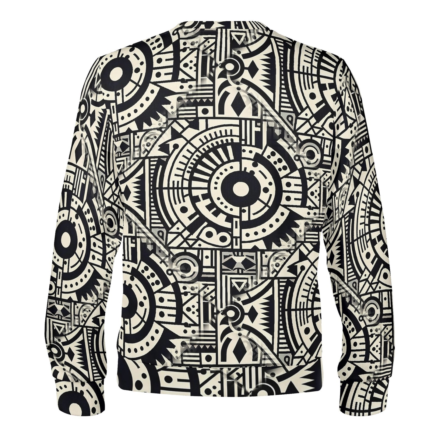 Linear Labyrinth - Unisex Sweater: Wear Your Attitude with Bold, Edgy Design