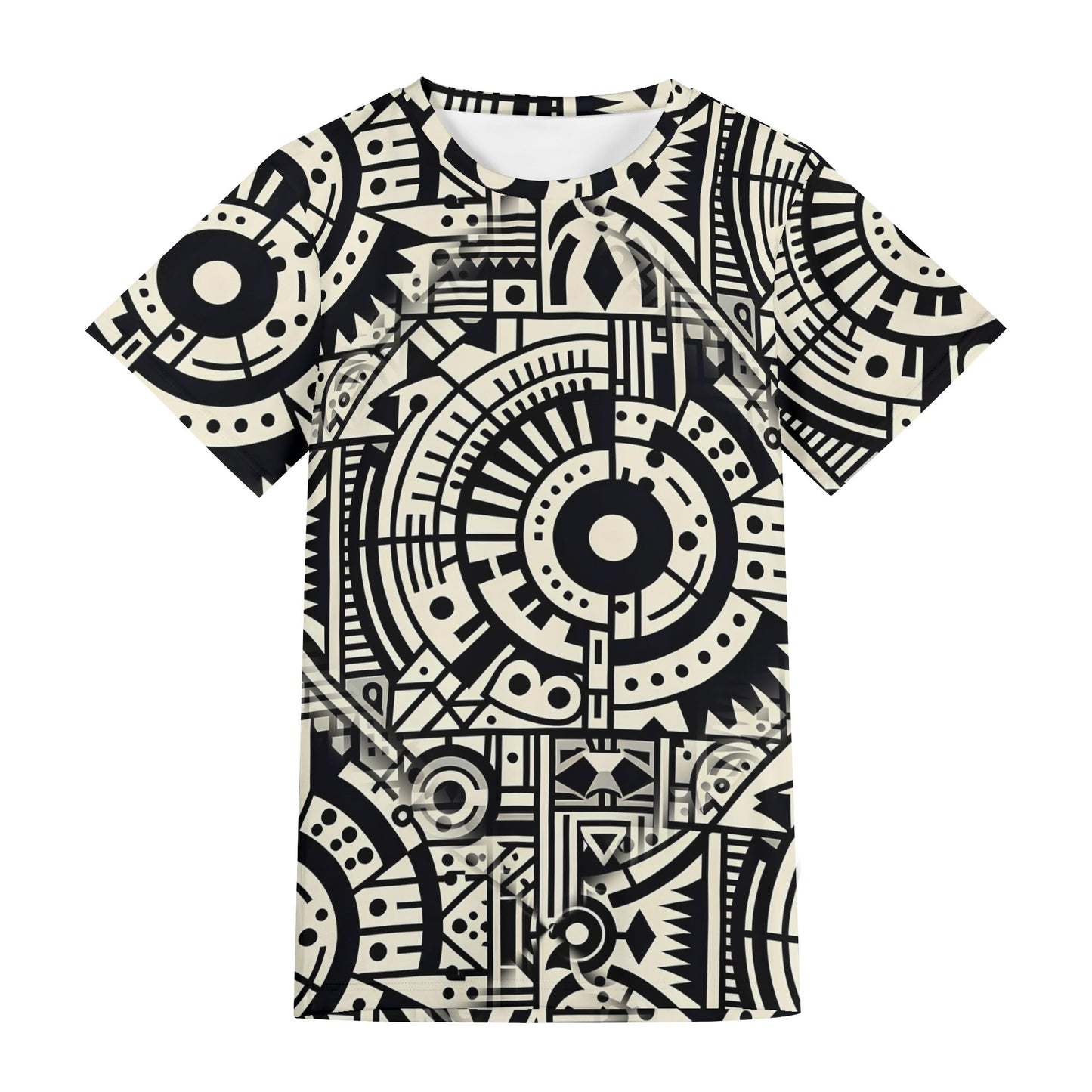 Linear Labyrinth – Unisex T-Shirt - Step Into a World of Geometric Perfection