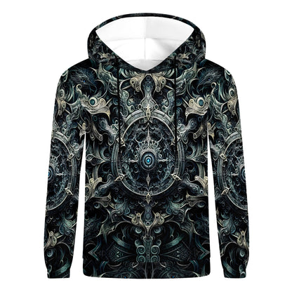 Locus of the Unseen Poly French Terry Hoodie by Loud and Lethal