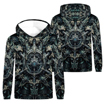 Locus of the Unseen Poly French Terry Hoodie by Loud and Lethal