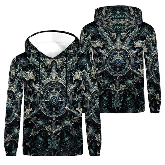 Locus of the Unseen Poly French Terry Hoodie by Loud and Lethal