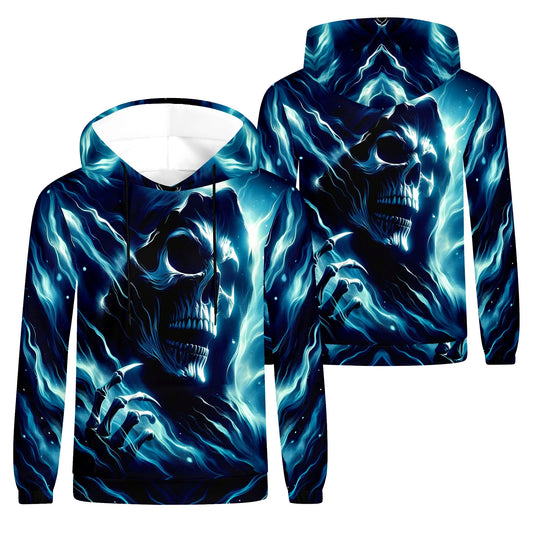 Luminous Grave – Poly French Terry Hoodie | Loud and Lethal