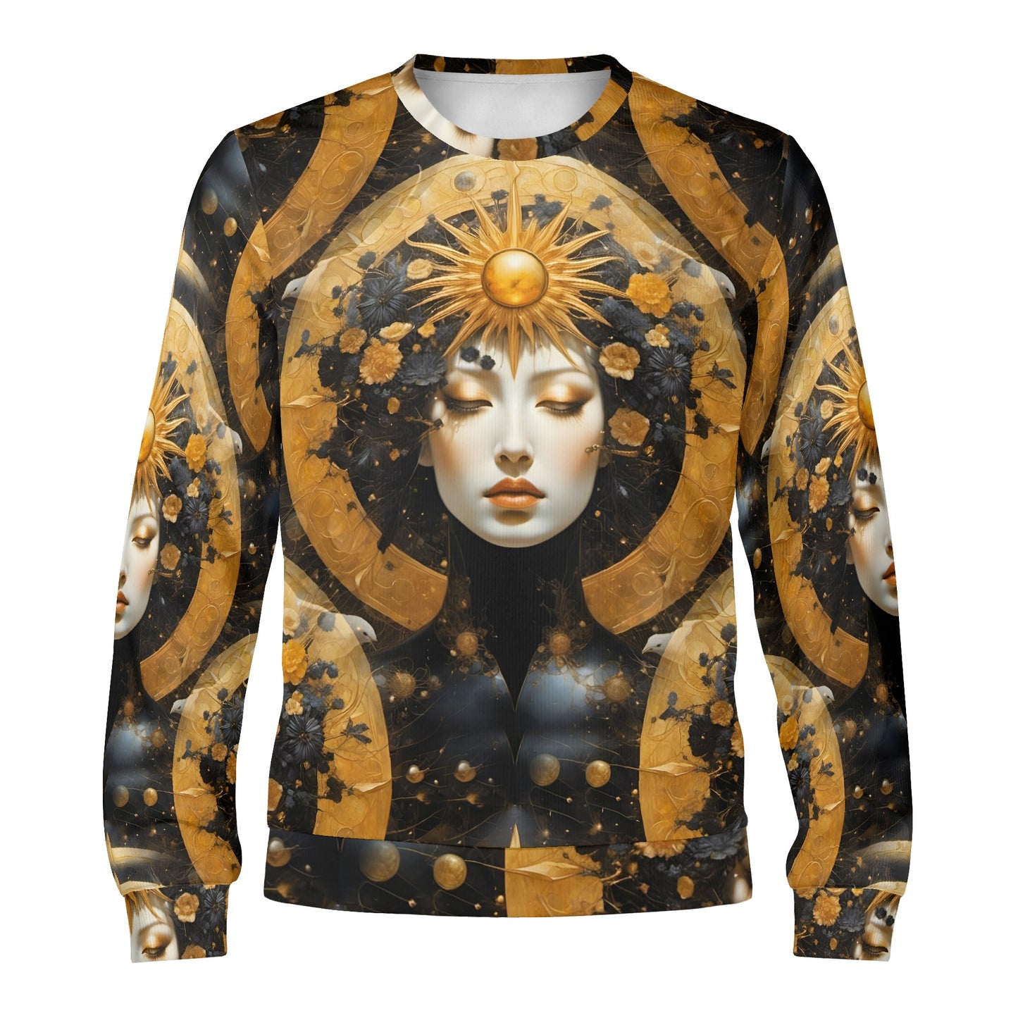 Lunar Eclipse – Unisex Sweater: A Cosmic Harmony in Wearable Art