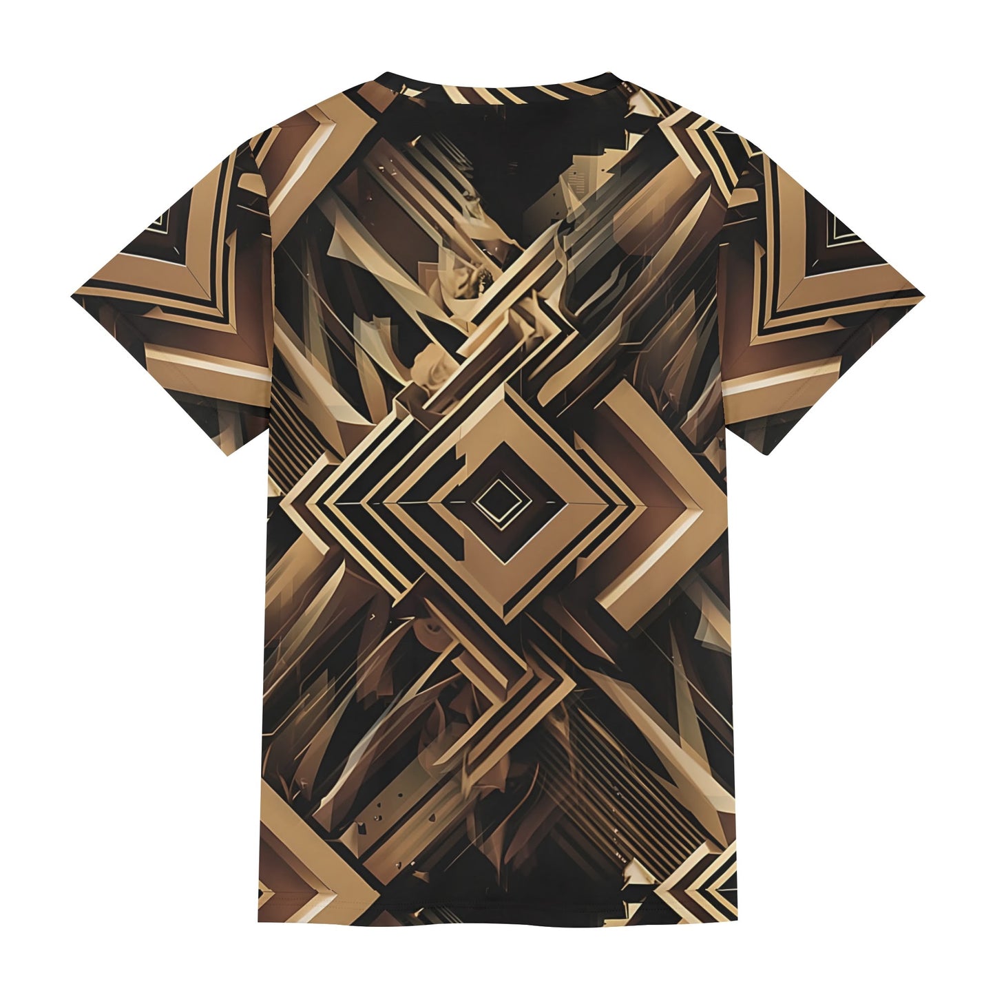 Metallic Maze – Unisex T-Shirt - Where Bold Design Meets Edgy Fashion