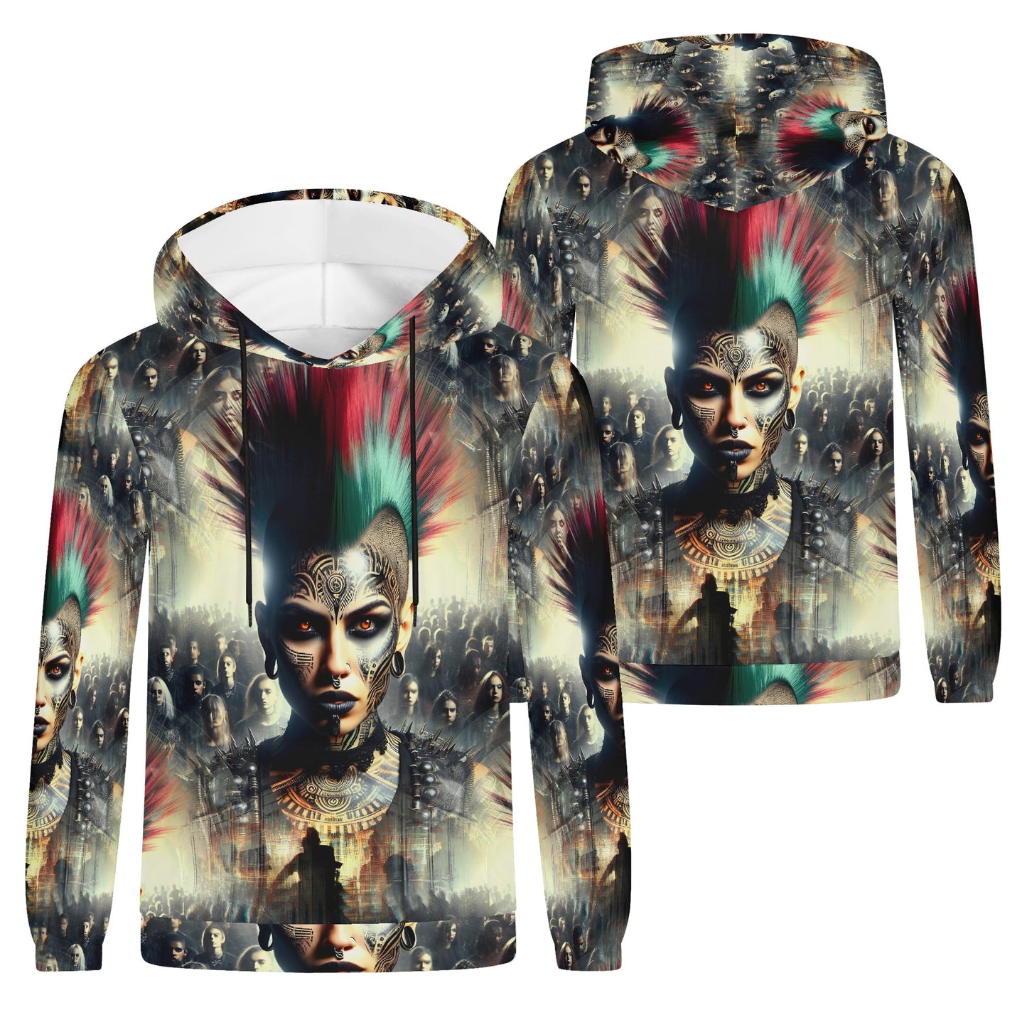 Mohawk Riot - Unisex Hoodie – Defy the Norm, Own the Streets