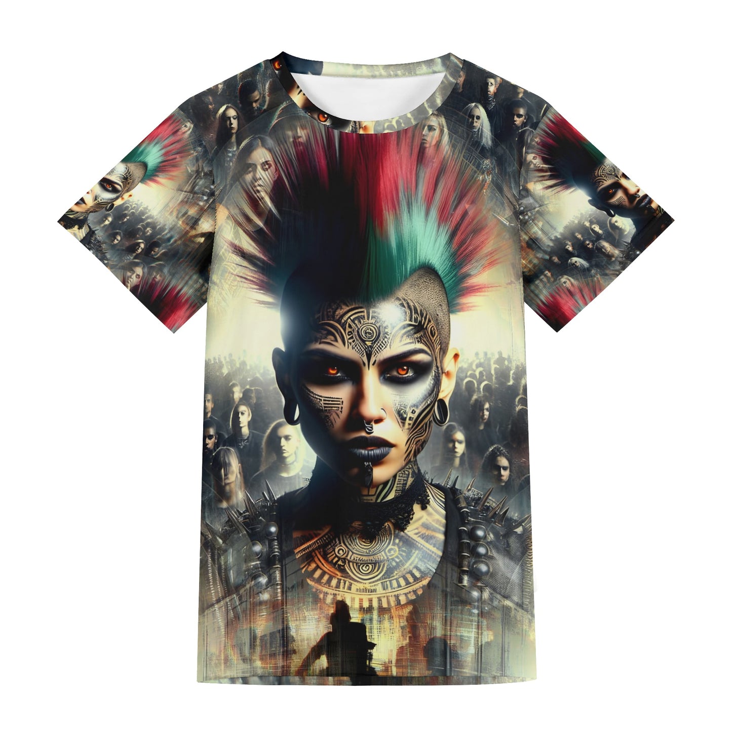 Mohawk Riot - Unisex T-Shirt – The Ultimate Punk Rebellion Statement