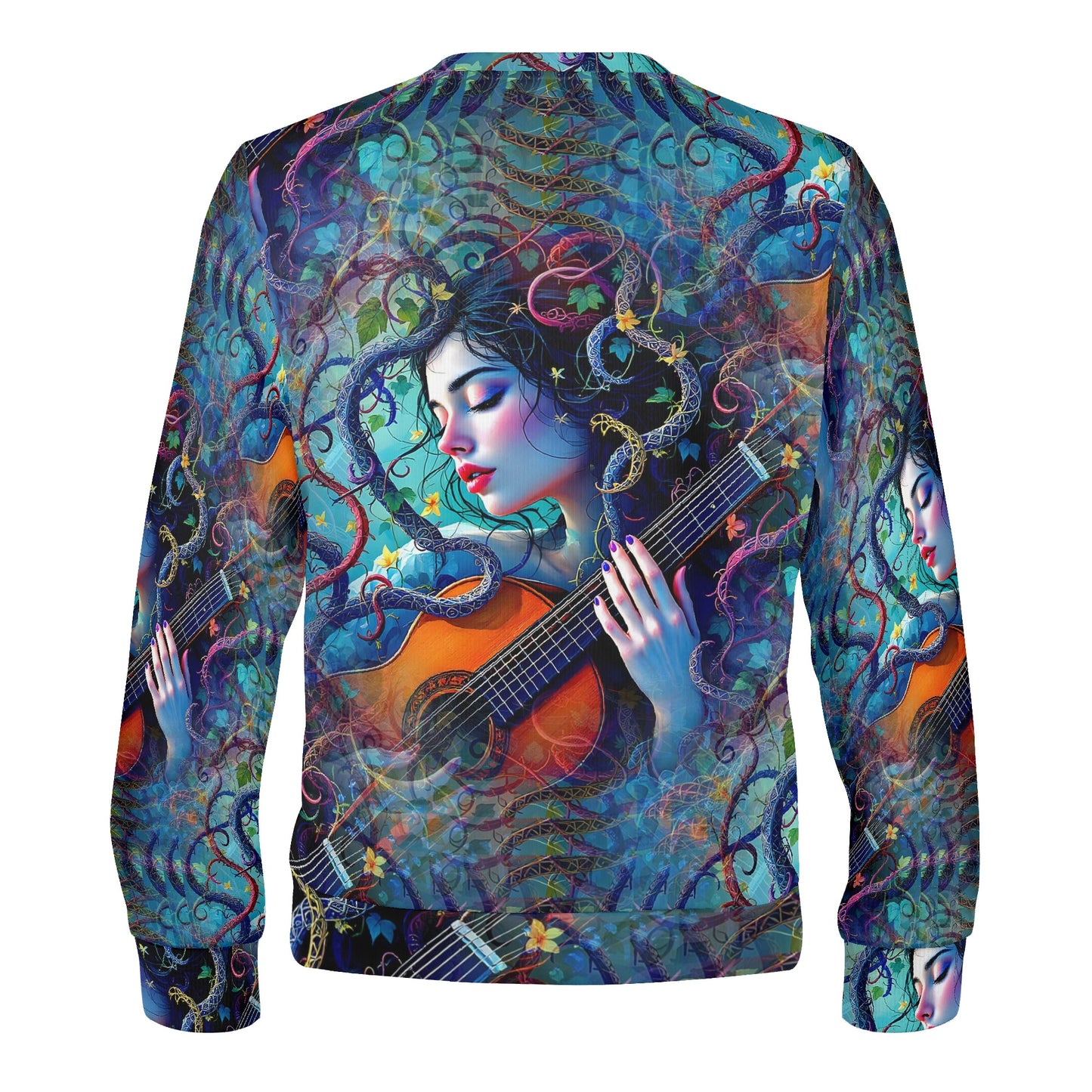 Nature’s Muse - Unisex Sweater: A Dreamlike Celebration of Music and Nature