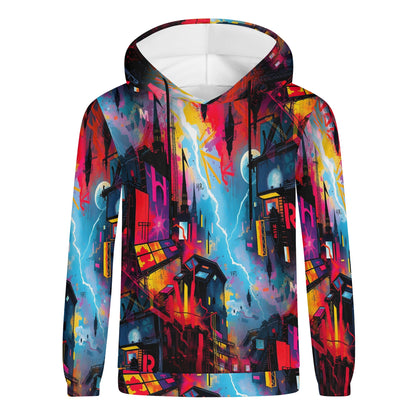 Neon Dawn - Unisex Hoodie – Step Into the Future, Own the Night