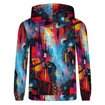 Neon Dawn - Unisex Hoodie – Step Into the Future, Own the Night