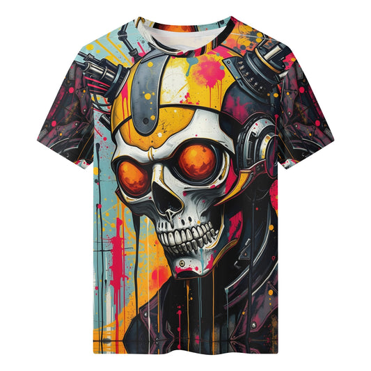 Neon Reaper 100 Cotton Kids T-Shirt by Loud and Lethal