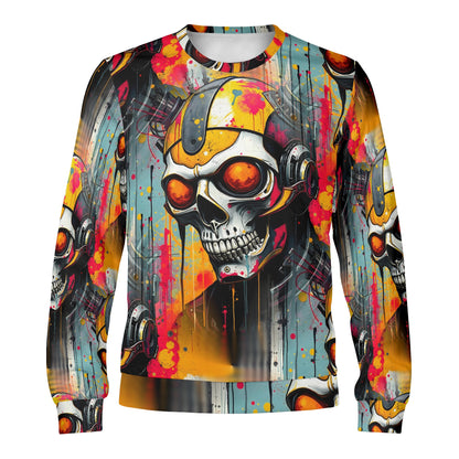 Neon Reaper - Unisex Sweater - a Cybernetic Nightmare