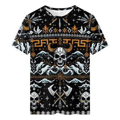Nordic Frost Organic Cotton Christmas T-Shirt by Loud & Lethal