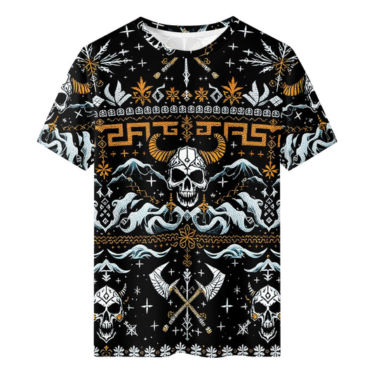 Nordic Frost Organic Cotton Christmas T-Shirt by Loud & Lethal